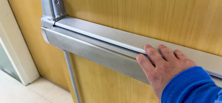 Installing a Push Bar on a Door Tucker